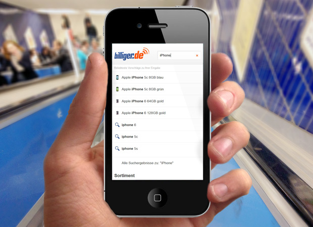 Screenshot Webseite Billiger.de