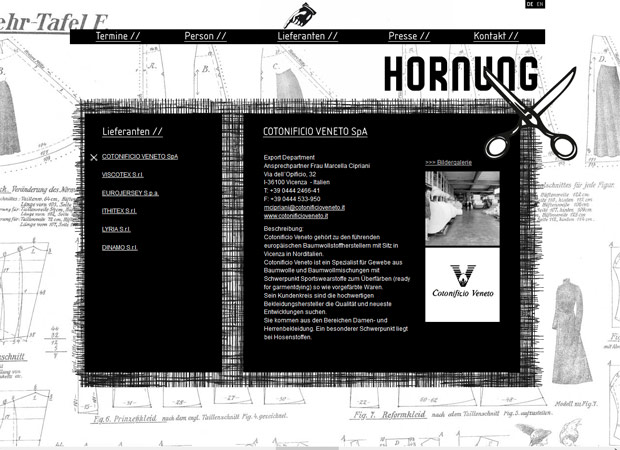 Screenshot Webseite Agentur Hornung