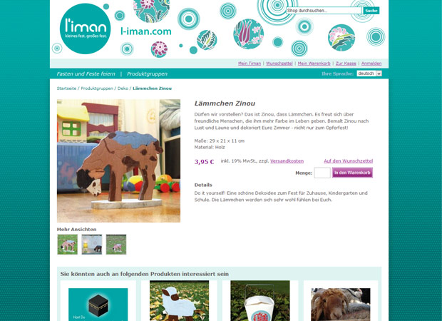 Screenshot Webseite L-Iman