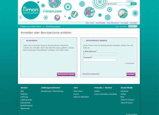 Screenshot Webseite L-Iman