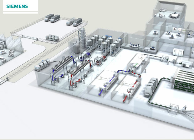 Screenshot Webseite Siemens – Batterieherstellung