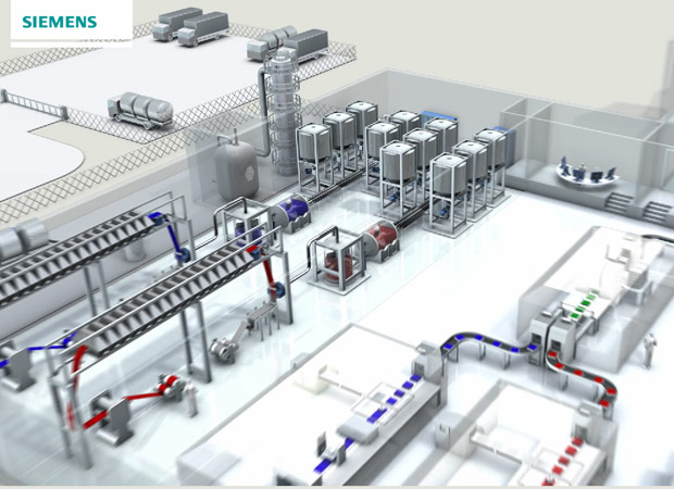 Screenshot Webseite Siemens – Batterieherstellung